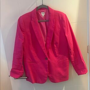 J Crew Bold Fuchsia Blazer